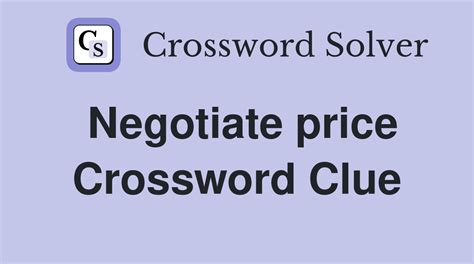 price crossword clue